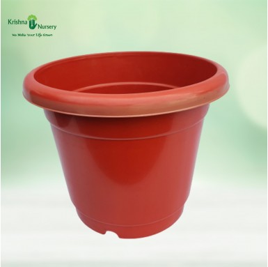 16" Red Plastic Pot - Plastic Pots -  - 16-red-plastic-pot -   