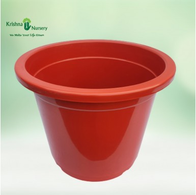 18" Red Pot - Plastic Pots -  - 18-red-pot -   