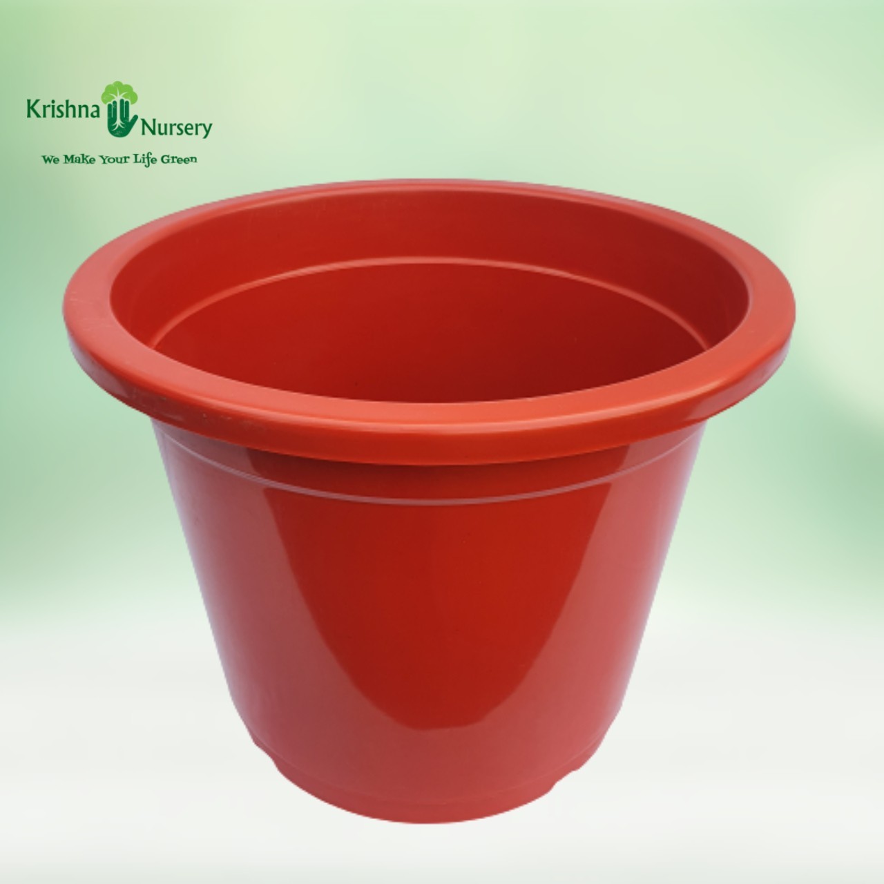 18" Red Pot - Plastic Pots -  - 18-red-pot -   