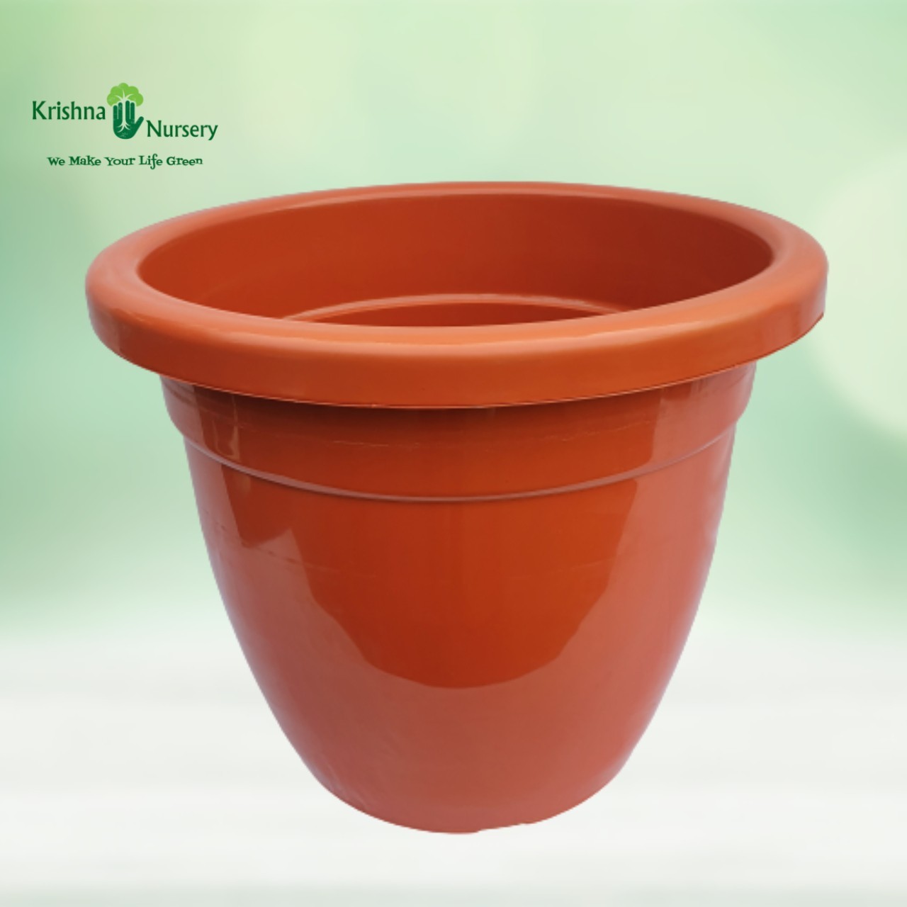 22" Red Plastic Pot - Plastic Pots -  - 22-red-plastic-pot -   