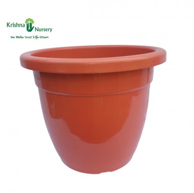 22" Red Plastic Pot - Plastic Pots -  - 22-red-plastic-pot -   
