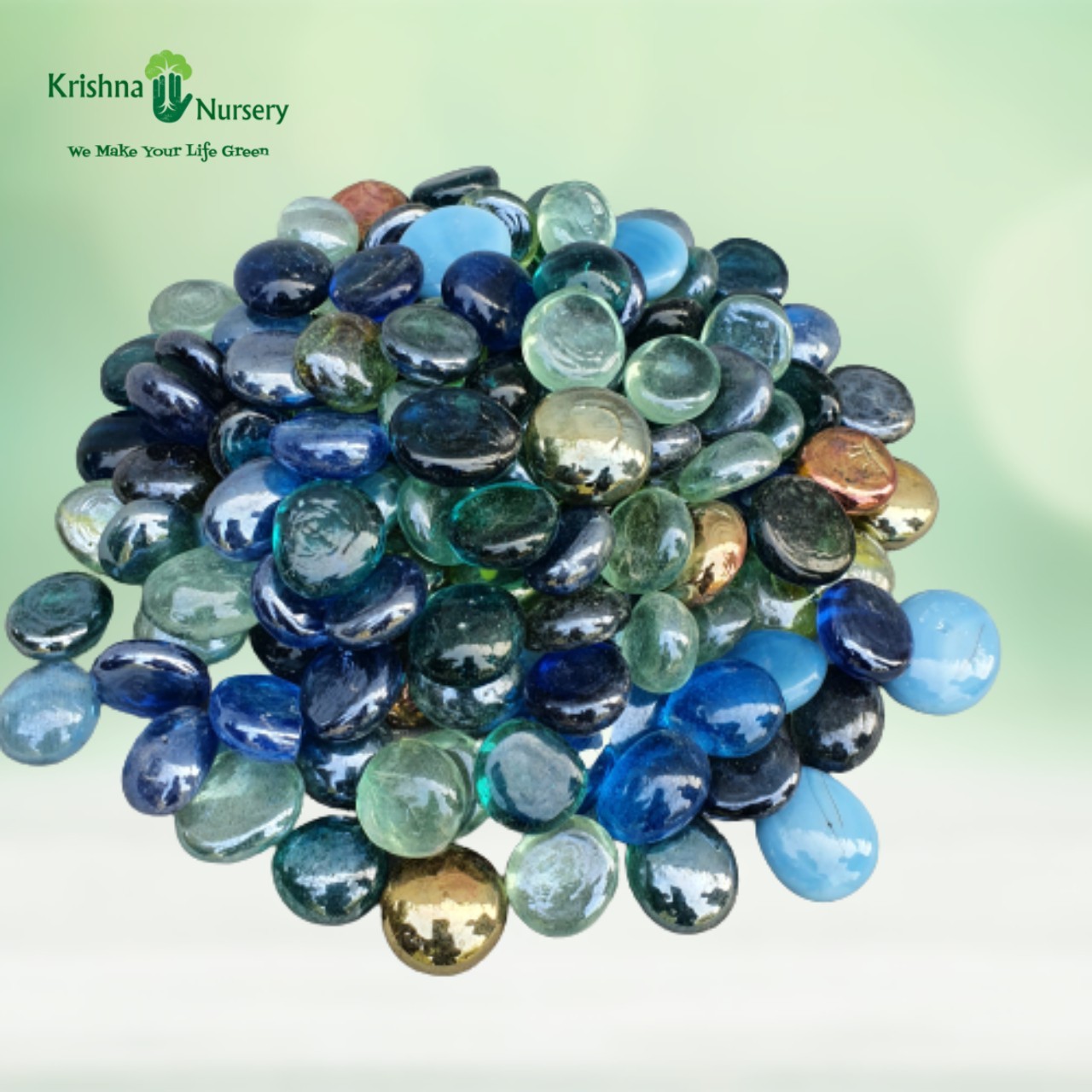 Glass Pebbles (Color: Mix, Size: Medium) - Pebbles -  - cat-eye-pebbles-color-mix-size-medium -   