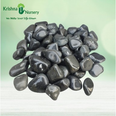Polished Pebbles (Color: Black, Size: Medium)